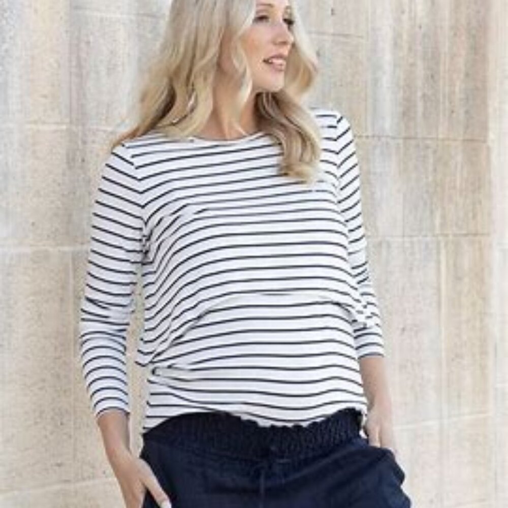 Angel Maternity & Nursing Bamboo Top nwt